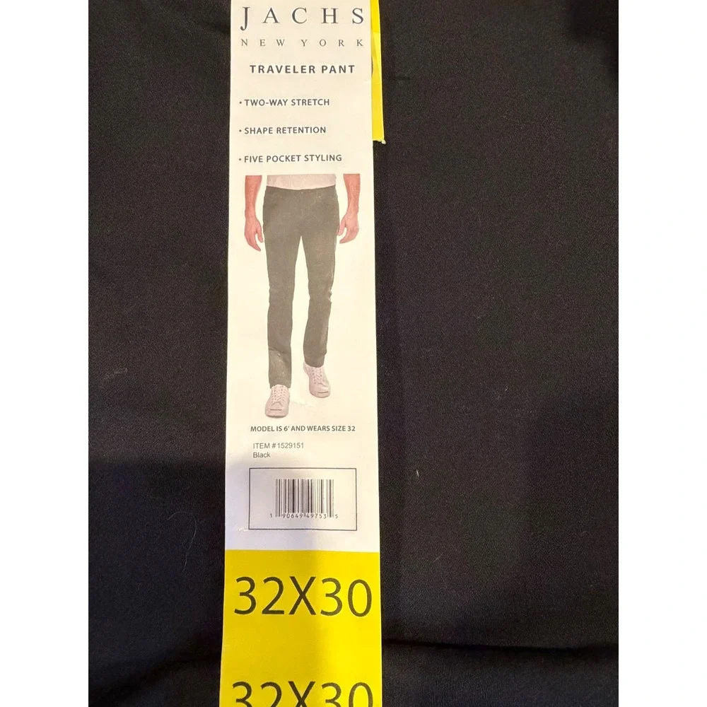 NWT Kenneth Cole Reaction Techni-Cole Men Performance Pant Blue Modern Fit 38x29